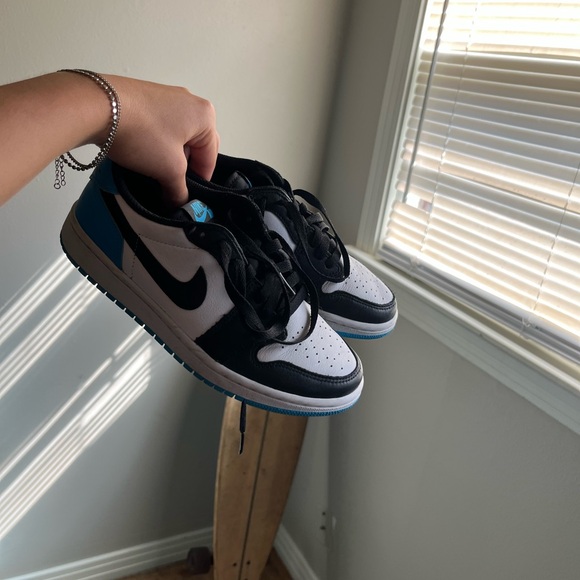 Jordan 1 Retro Low Blue Sail - Picture 1 of 3